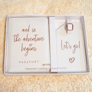 Brand NEW!! ~ Miss to Mrs. Stylish Honeymoon Passport Holder & Luggage Tag Set